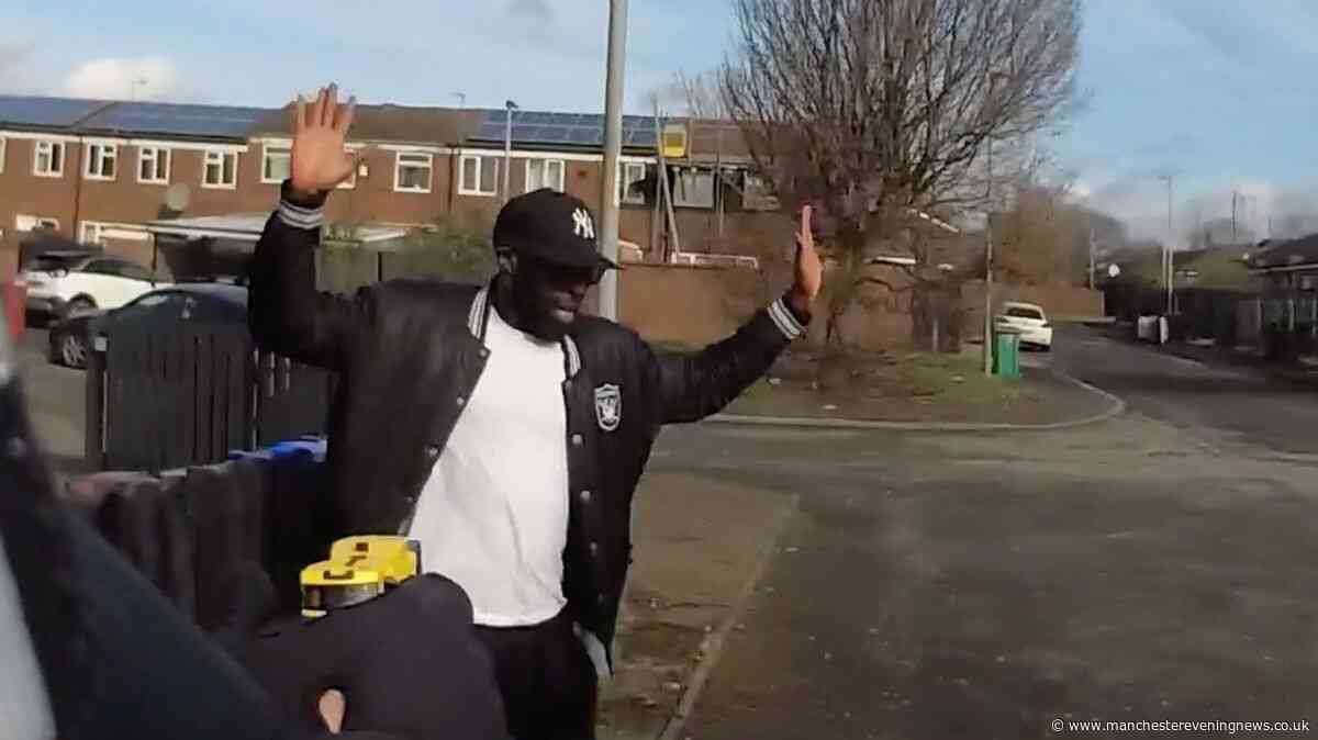 The gangster cleared of murder just to be cornered in a north Manchester alleyway