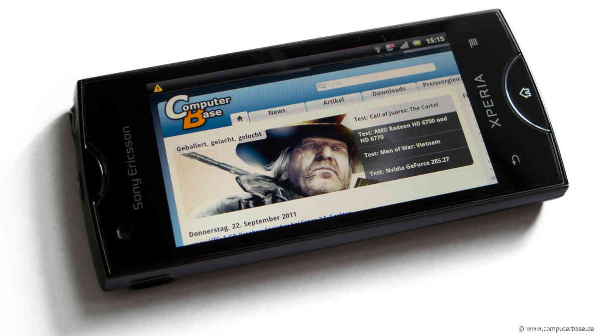 Im Test vor 15 Jahren: Das Xperia Ray war mit 100 Gramm und 3,3 Zoll ein Winzling
