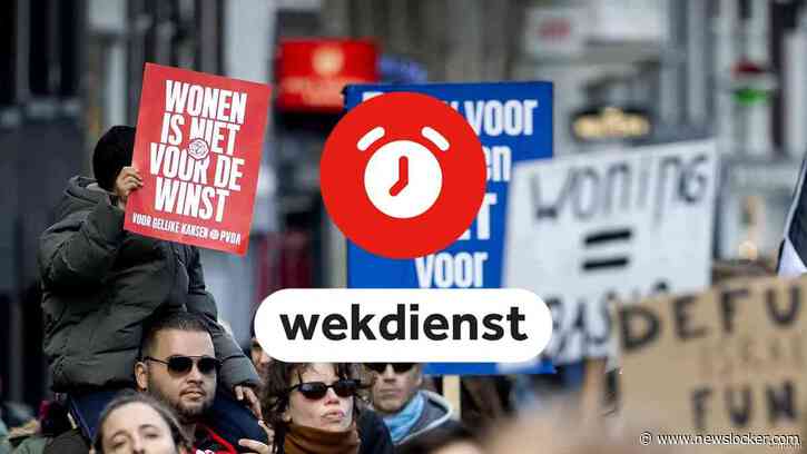Wekdienst 10/10: Woonprotest op De Dam • Feyenoord-AZ in de Eredivisie