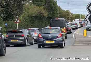 Huge queues as two-week roadworks project begins on A28