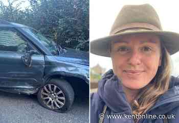 Absolutely terrifying: Mum vows never to use death trap Kent road again