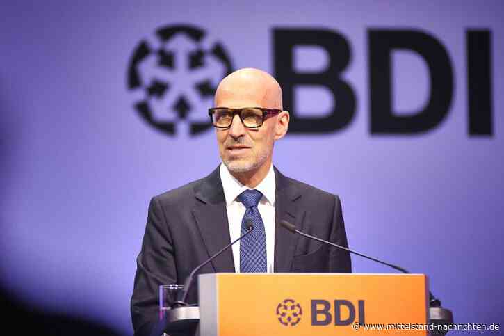 BDI-Präsident Peter Leibinger fordert neue EU-Handelsschutzinstrumente gegen China und schärferen wirtschaftlichen Kurs
