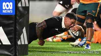 Live: All Blacks retain Bledisloe Cup with dominant second-half at Eden Park