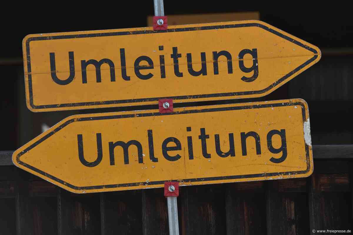 Neue Baustellen sorgen für Umleitungen in Auerbach: Diese Straßen sind gesperrt