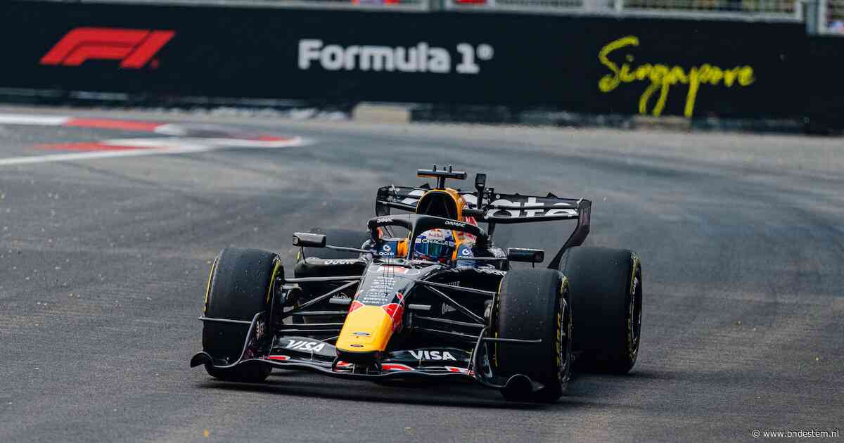 LIVE Formule 1 | Max Verstappen vanaf pole in sprintrace in Singapore, flinke regenbui vlak voor de start