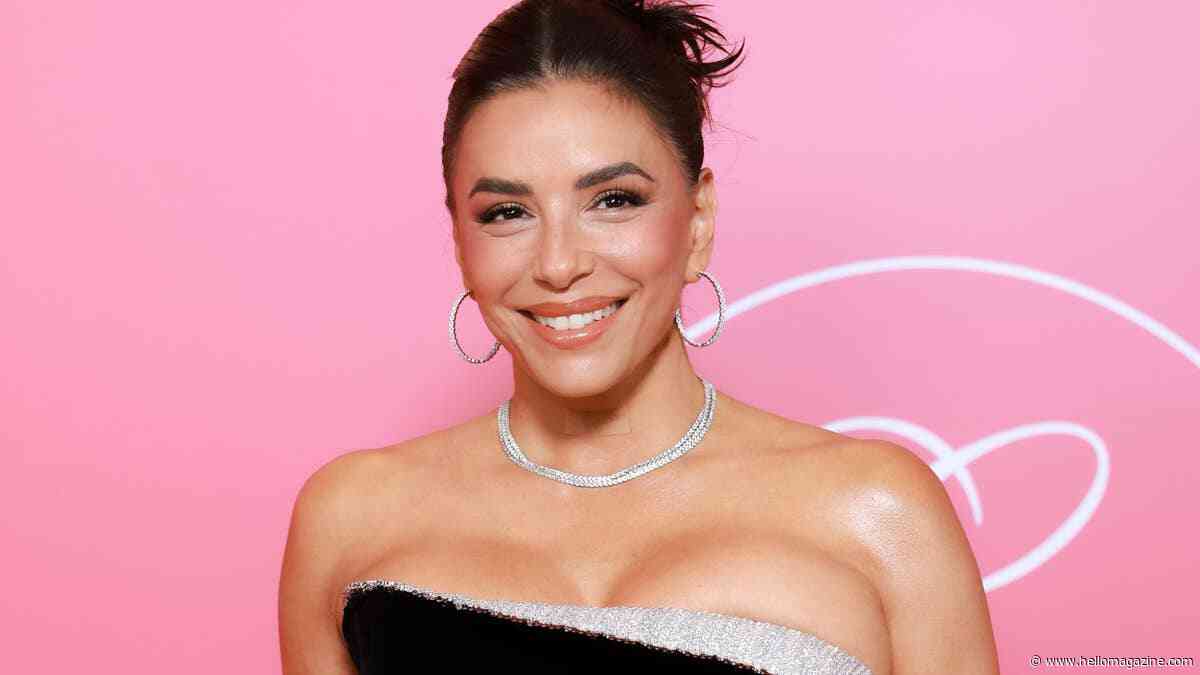 Eva Longoria is a red carpet vixen in strapless gown with risque neckline