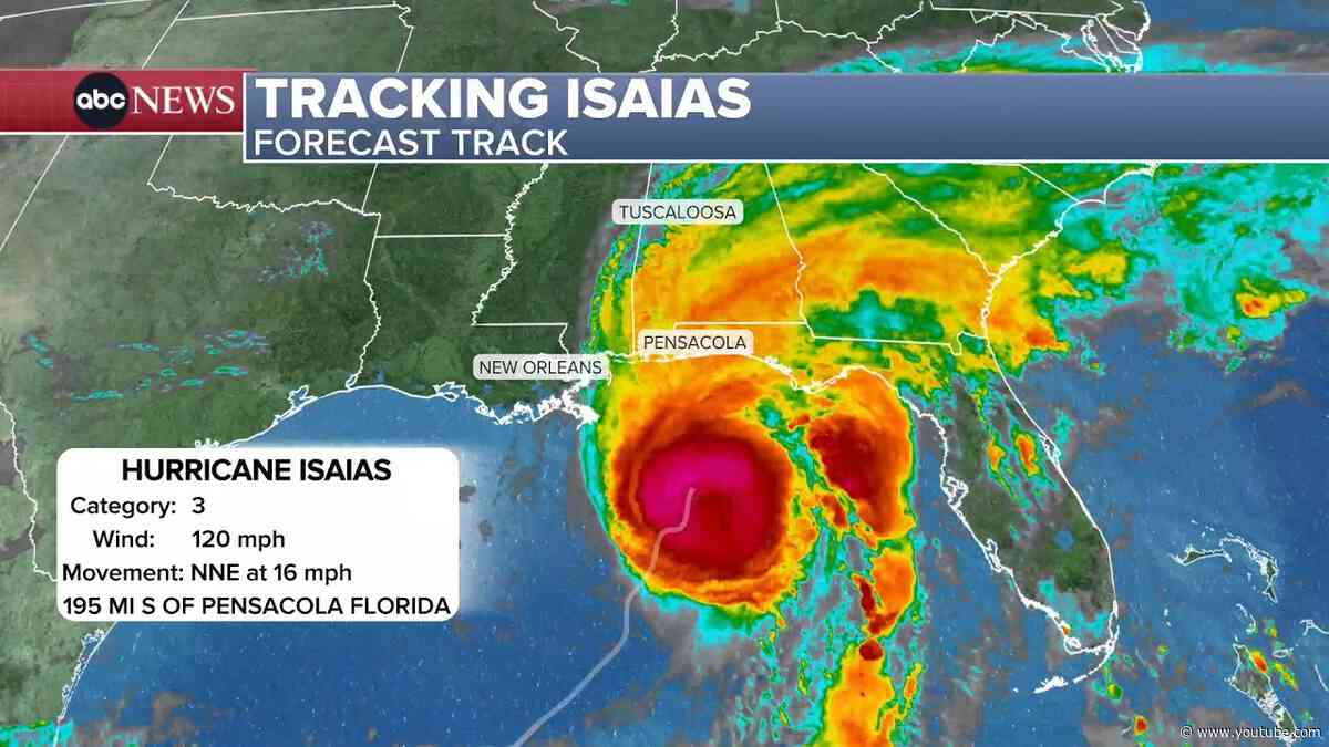 LIVE MAP: Tracking Hurricane Isaias