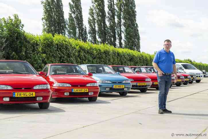 Als magazijnmedewerker zag Arjan Hyundai serieus merk worden, nu verzamelt hij vooral Scoupés