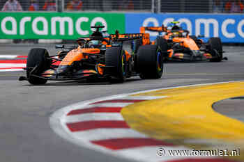 VIDEO: Drama voor McLaren: Lando Norris en Oscar Piastri raken elkaar in sprint Singapore