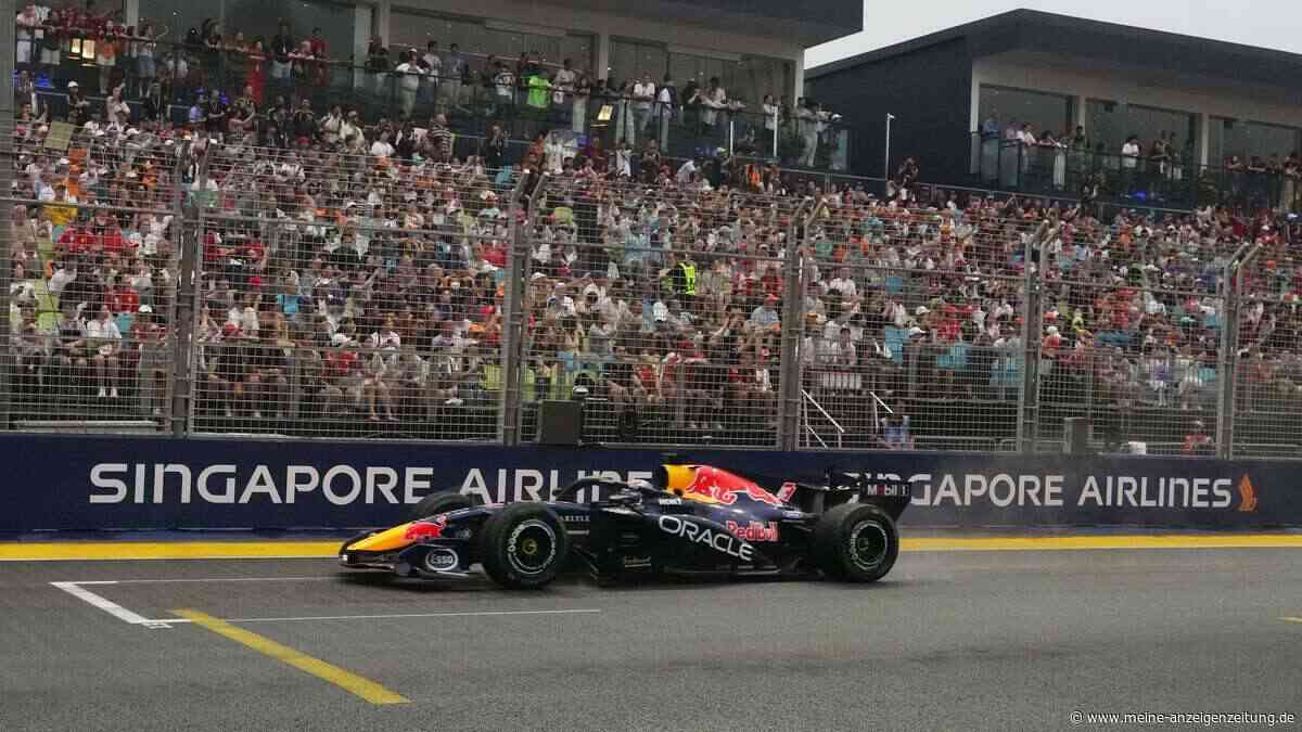 Verstappen gewinnt Chaos-Sprint in Singapur