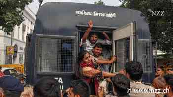 Zahlreiche Festnahmen bei Protesten in Delhi