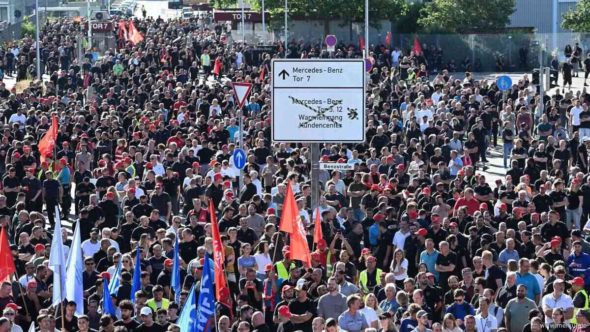 Mercedes-Mitarbeitern droht 40-Stunden-Woche ohne Lohnausgleich – Tabelle zeigt drastische Folgen in Zahlen