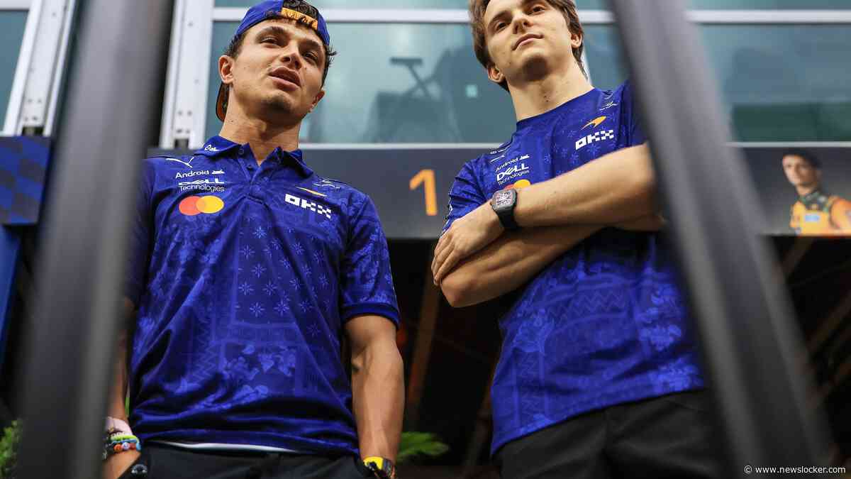 Lando Norris moet niets hebben van kritische vragen na botsing met Oscar Piastri: ’Wat doen we hier?’