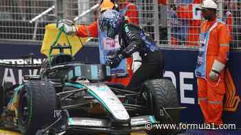 ‘Silly mistake’ – Russell reacts to crash in Singapore Sprint