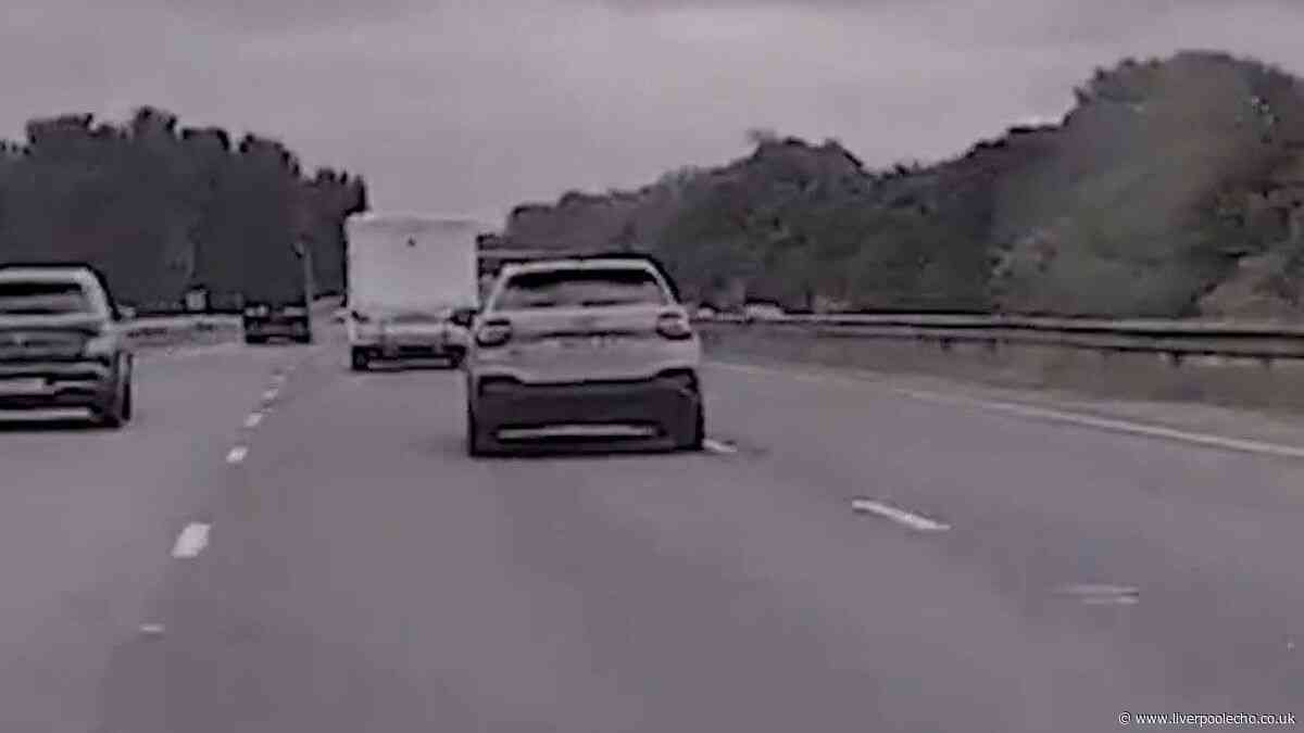 Huyton dad's 165mph Audi police chase on M56 caught on dashcam