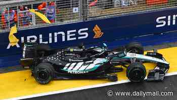 Max Verstappen clinches sprint race victory at Singapore Grand Prix - as George Russell misjudgement sees Mercedes star crash out