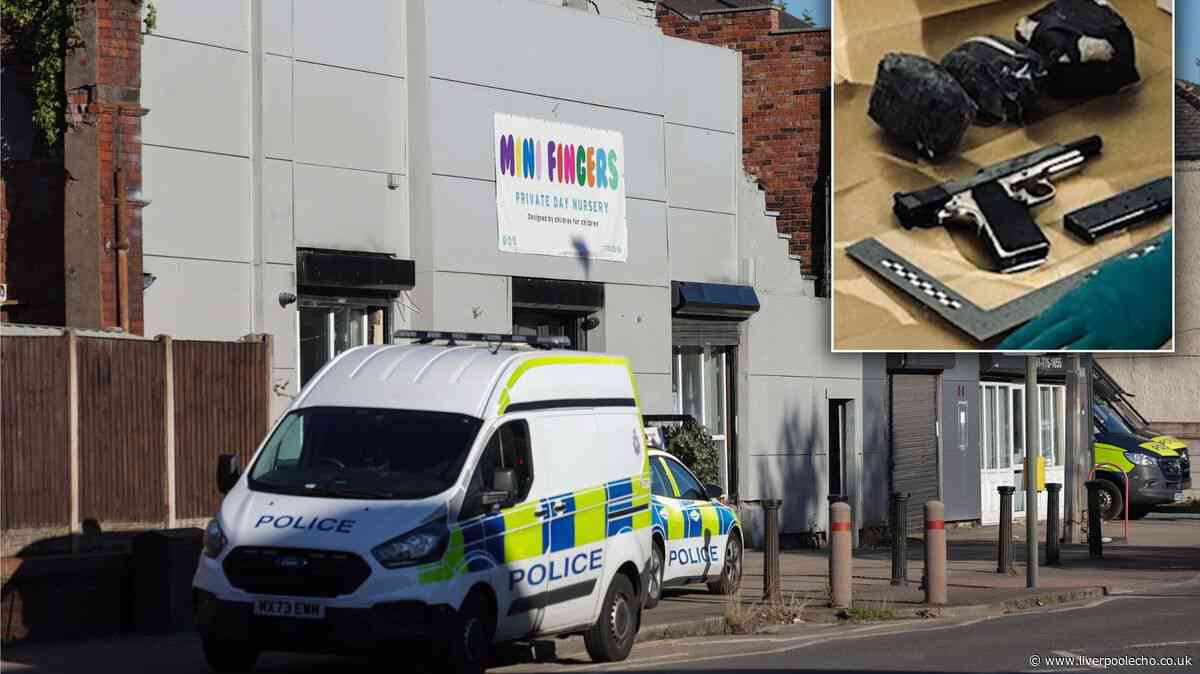 Man charged after gun and ammunition found in Salford nursery