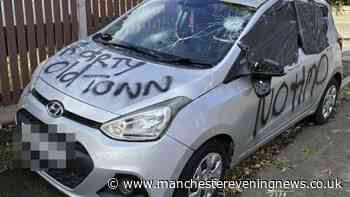 Car smashed up and Salford homes scrawled with 'no HMO' as crime spree escalates