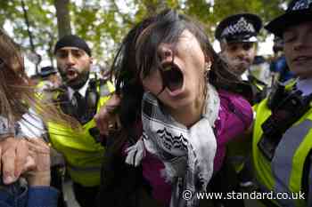 Thousands of pro-Palestine protesters begin march through London