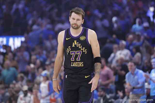 Lakers New: Luka Doncic Regrets Decision To Return Vs. Thunder After Tweaking Hamstring