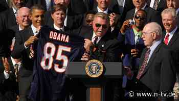 Mike Ditka ist tot: Obama verabschiedet sich rührend von NFL-Legende, Trump macht es plump