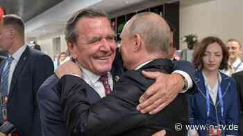Nach Besuch von Putin-Party : SPD-Landeschefs fordern Parteiausschluss von Ex-Kanzler Schröder