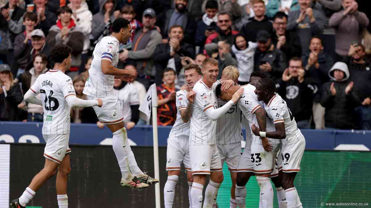 Swansea City open up gap at Championship summit after comeback win over Norwich