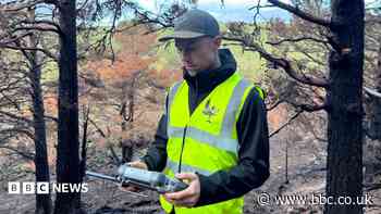 How drones are hunting fires hidden beneath the Cairngorms