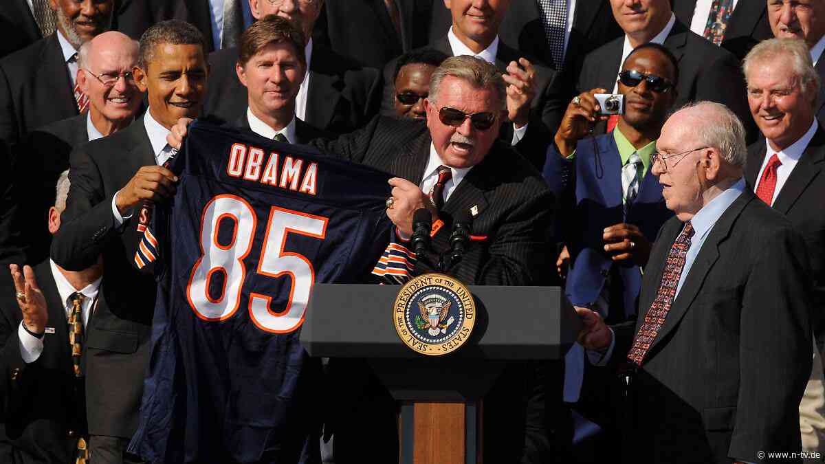 Mike Ditka ist tot: Trump verabschiedet sich plump von NFL-Legende, Obama rührend