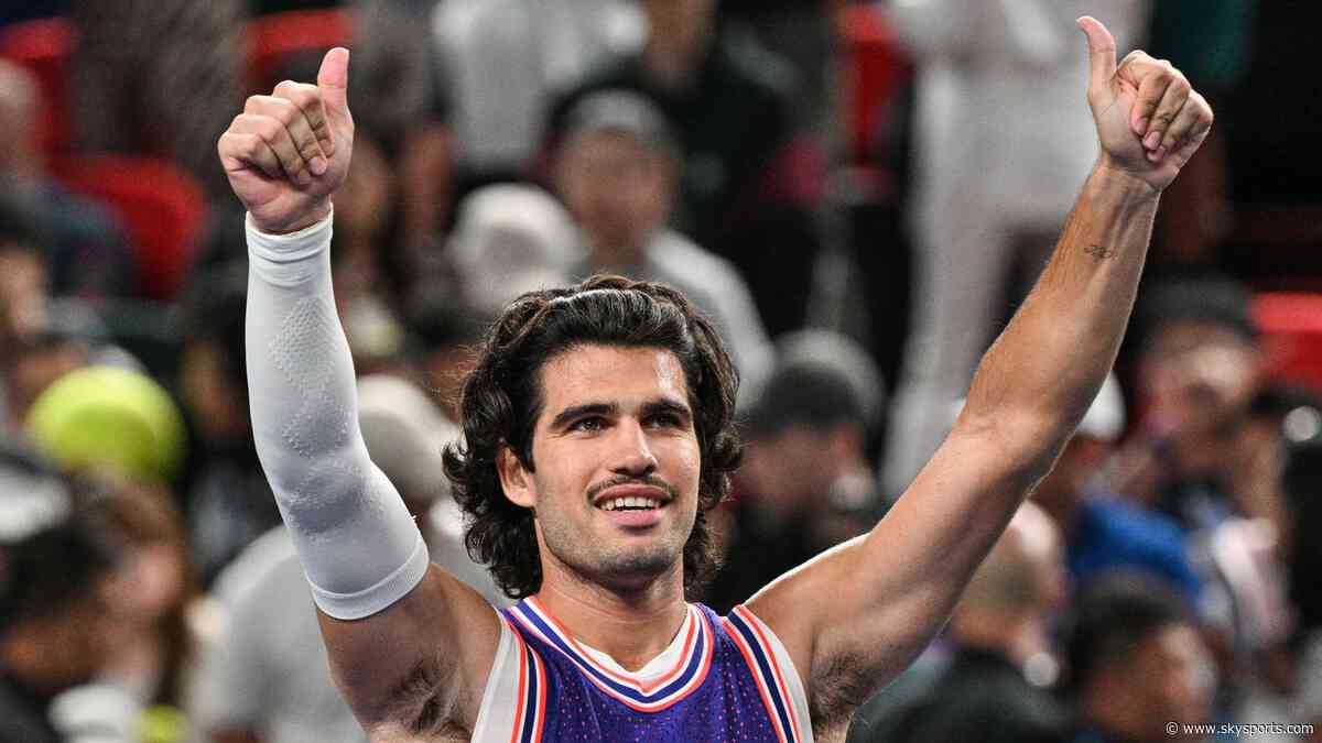 Alcaraz displays new look in win at Shanghai Masters