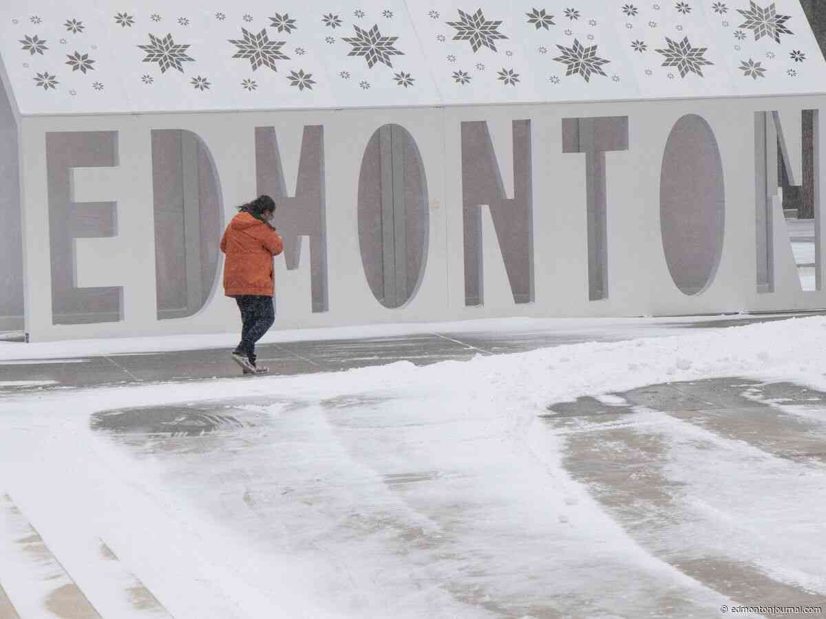 Edmonton weather: A burst of snow before highs in the teens again next week