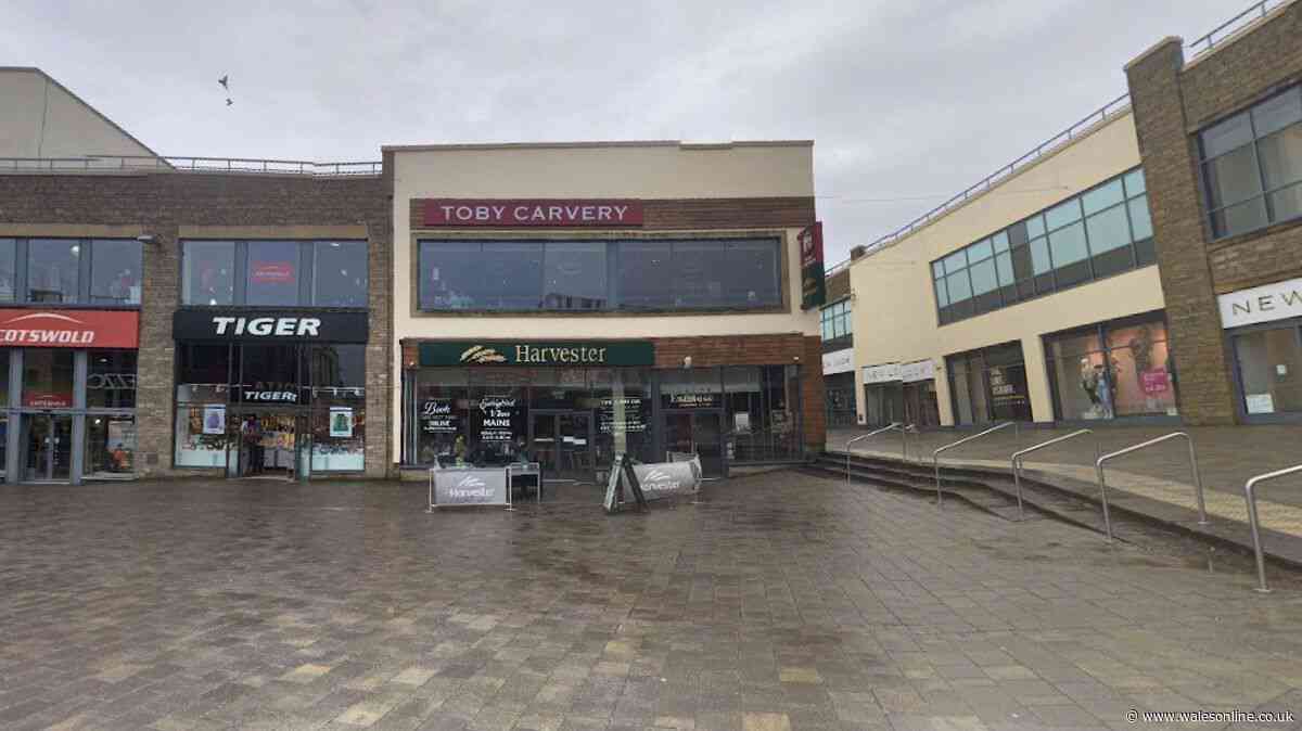 Harvester and Toby Carvery in Carmarthen forced to close due to fault