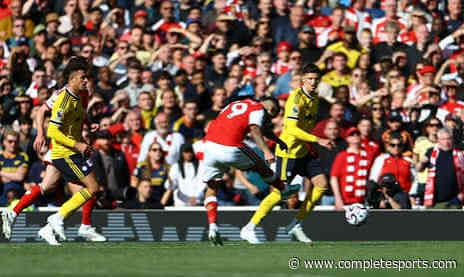 EPL: Calafiori, Guimaraes Score As Arsenal Edge Leeds United