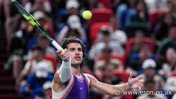 Alcaraz debuts mustache, cruises in Shanghai opener