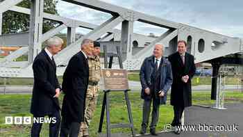 Preserved D-Day era floating roadway unveiled