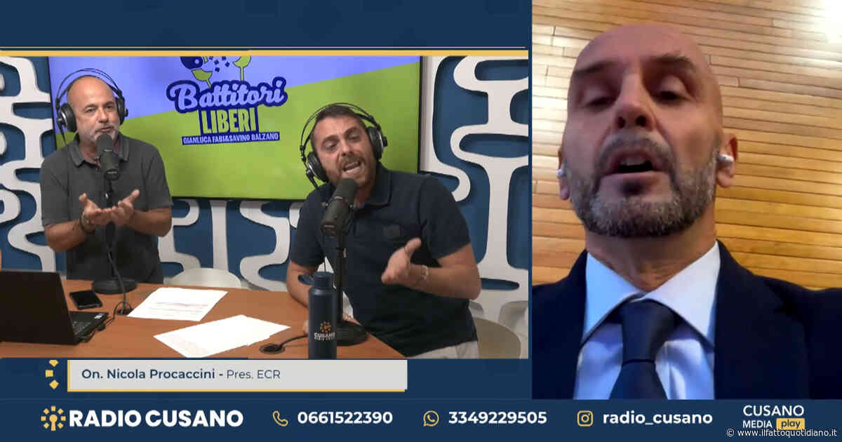 Scontro Procaccini-Balzano. “Su Israele dite cazzate”. “Le dice lei, solo che è molto più pagato di noi. Rispetti chi fa informazione”