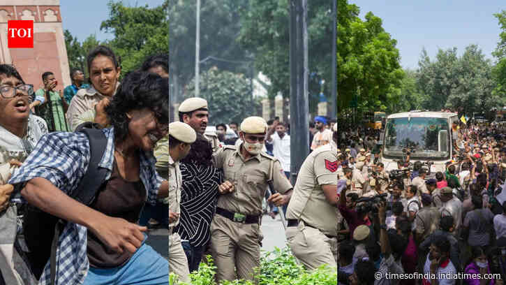 Delhi protests: Over 7,000 detained as CJP stir against CEC triggers political face-off - top developments