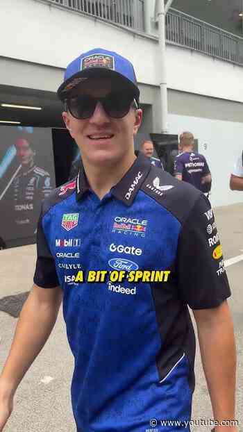 Admin DEFINITELY filmed this… 👀🤳#F1 #RedBullRacing #SingaporeGP