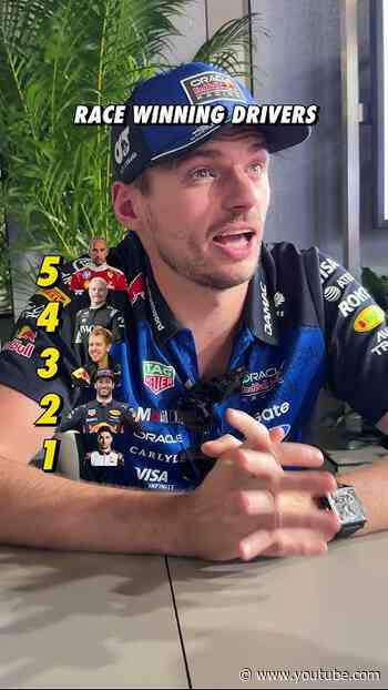 Five mystery questions... but don't say the same answer twice! #F1 #RedBullRacing #MaxVerstappen