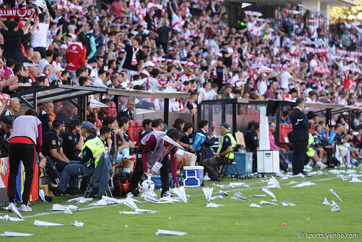🤯 La Liga match suspended after paper plane protest