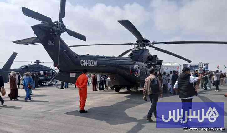 الدرك الملكي يستعرض الأسطول الجوي في معرض مراكش للطيران