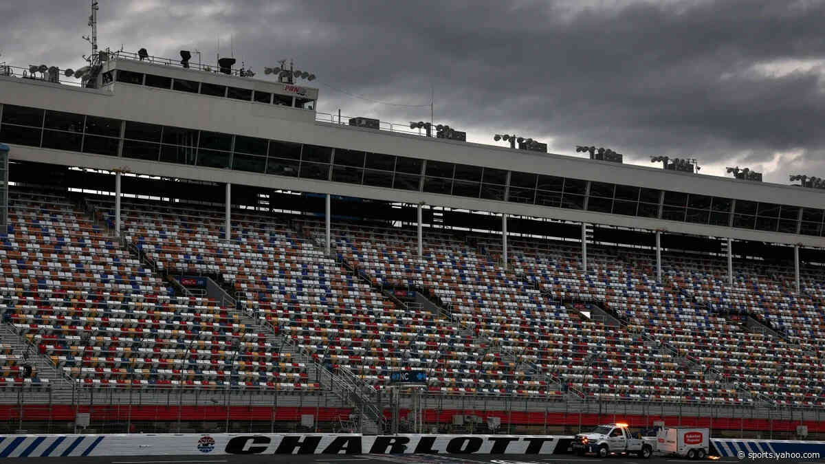 NASCAR O'Reilly race postponed to late Sunday due to heavy rain at Charlotte