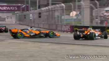 Norris 'told off' as McLaren lament 'unacceptable' crash with Piastri
