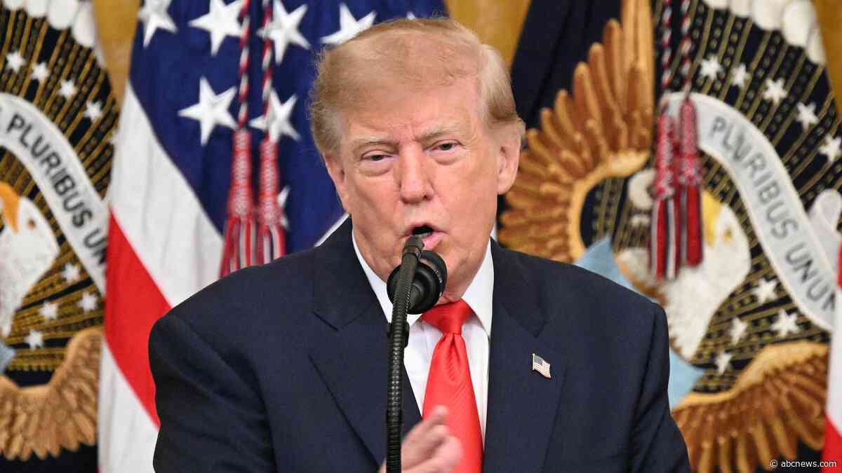 Trump says 'they're making a determination' on livestream of Hasan execution