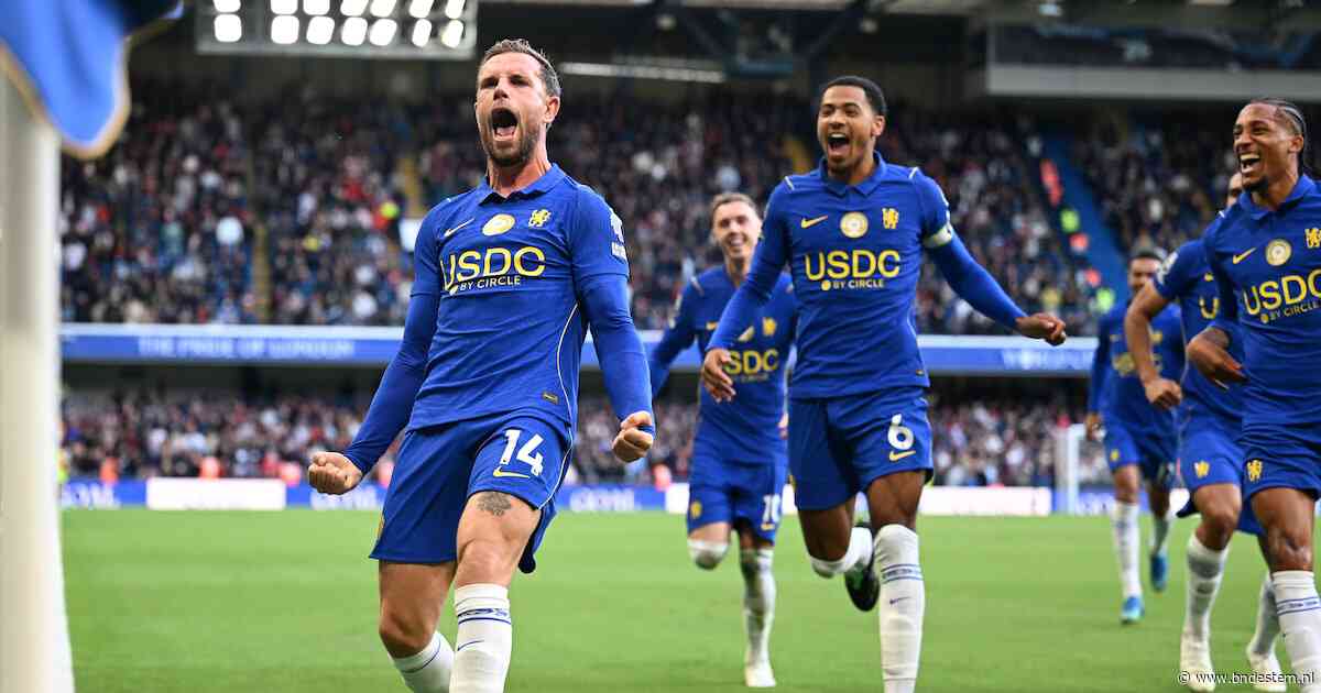 Emotionele Jordan Henderson steelt de show bij Chelsea bij ruime zege op Bournemouth