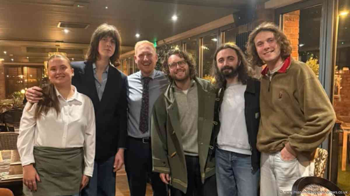 Blossoms celebrate album success at Stockport's 'business of the year'