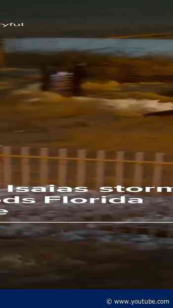 Hurricane Isaias storm surge floods Florida panhandle