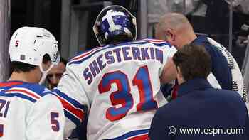 Rangers G Shesterkin out for season with right knee injury