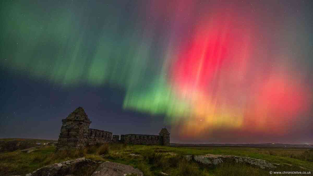Northern Lights could be visible in North East this weekend as Met Office issues update