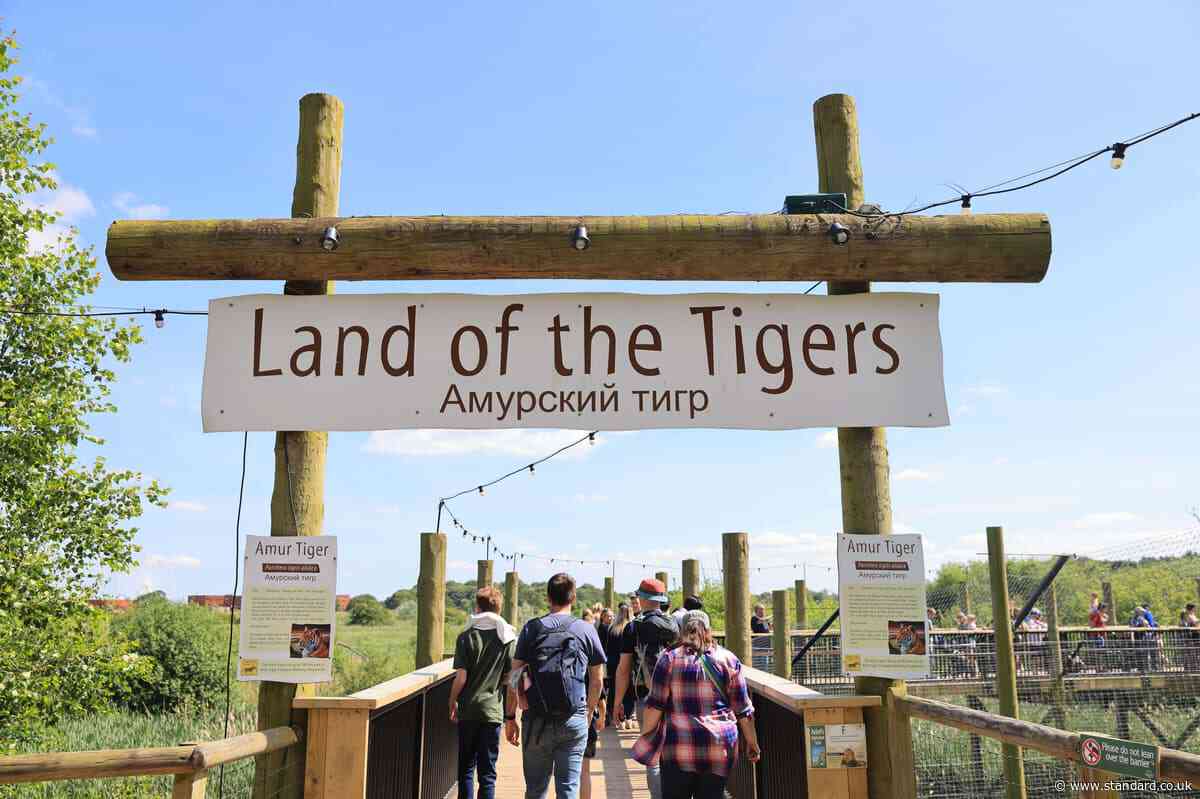 A man has died after entering a tiger enclosure at Yorkshire Wildlife Park